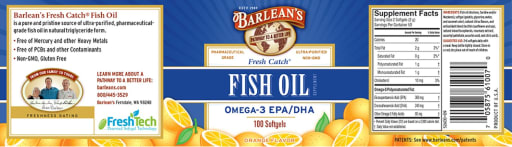 Fresh Catch Fish Oil Orange Flavor