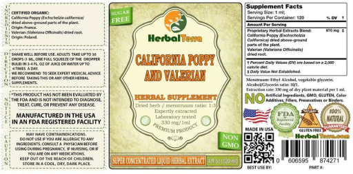 California Poppy and Valerian