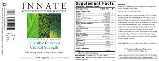 Digestive Enzymes Clinical Strength