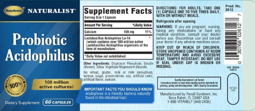 Probiotic Acidophilus