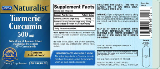 Turmeric Curcumin 500 mg