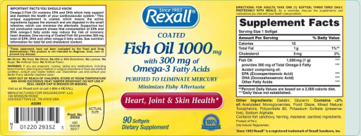 Coated Fish Oil 1000 mg
