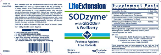SODzyme With GliSODin & Wolfberry