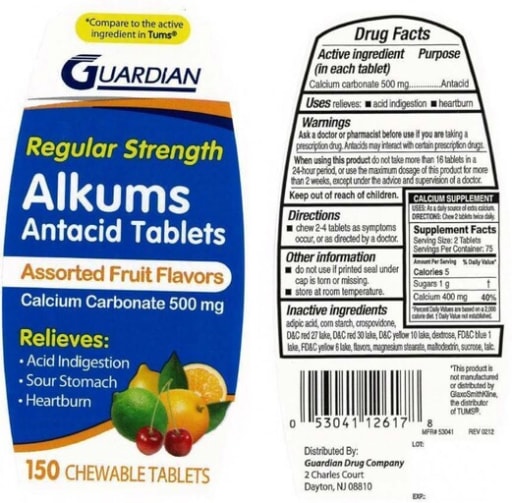 Alkums Antacid Tablets