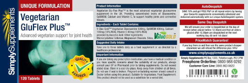 Vegetarian GluFlex Plus