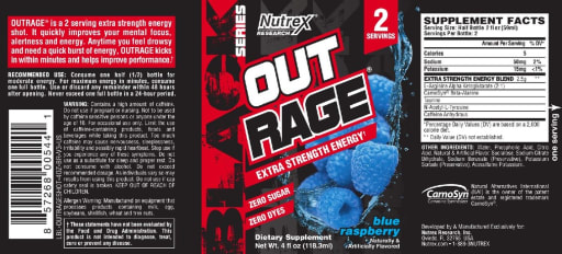 Outrage Blue Raspberry