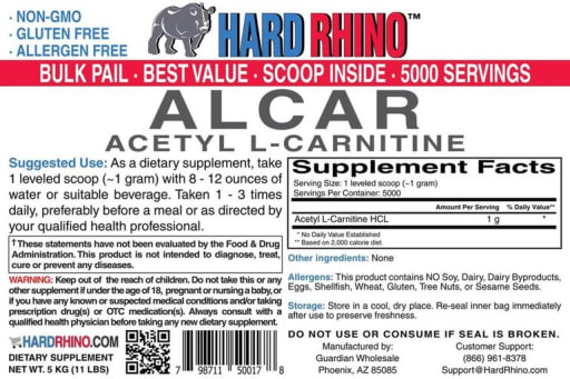 ALCAR Acetyl L-Carnitine