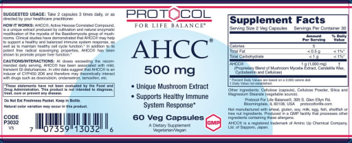 AHCC 500 mg