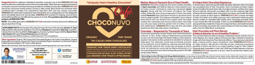 ChocoNuvo Cafe 74% Cacao Dark Chocolate