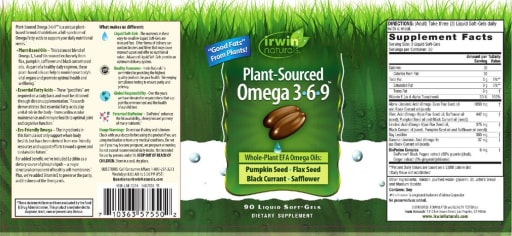 Plant-Sourced Omega 3-6-9