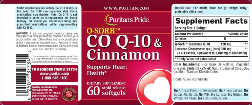CO Q-10 & Cinnamon