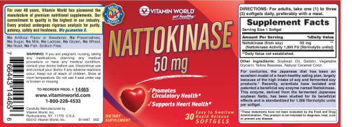 Nattokinase 50 mg