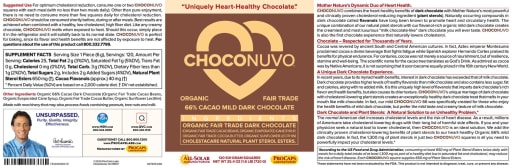 ChocoNuvo 66% Cacao Mild Dark Chocolate