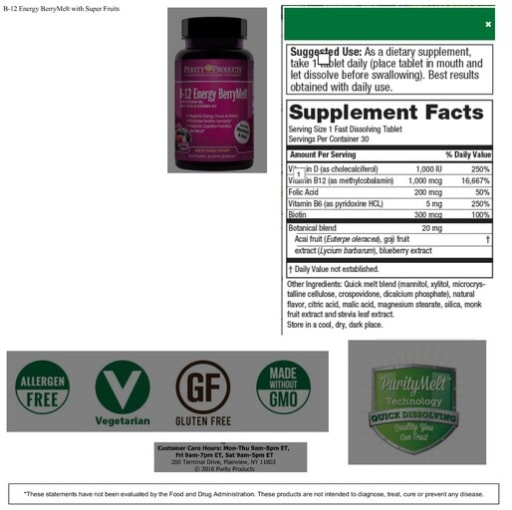 B-12 Energy BerryMelt