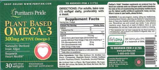 Plant Based Omega-3