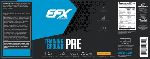 Training Ground PRE Orange Mango