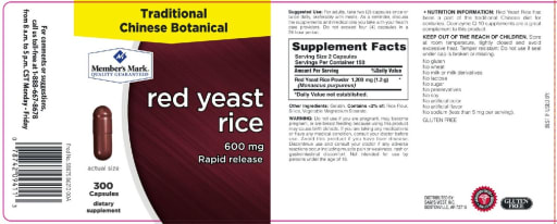 Red Yeast Rice 600 mg