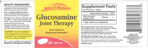 Glucosamine Joint Therapy