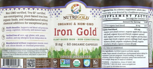 Iron Gold 18 mg