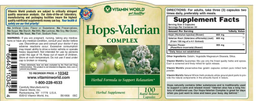 Hops-Valerian Complex