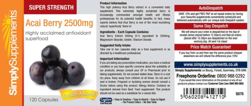 Acai Berry 2500 mg