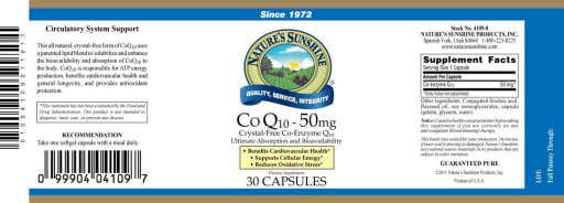 Co Q10 - 50 mg