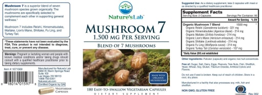 Mushroom 7 1,500 mg