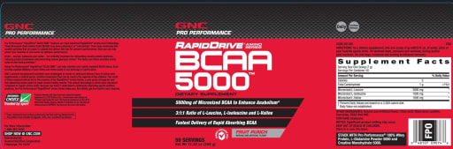 RapidDrive BCAA 5000 Fruit Punch