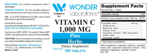 Vitamin C 1,000 mg plus Herbs