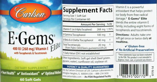 E-Gems Elite 400 IU (268 mg)