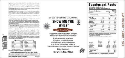 Show Me The Whey Natural Chocolate Flavor