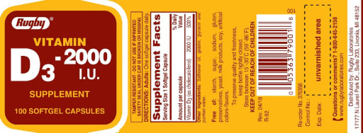 Vitamin D3 2000 IU