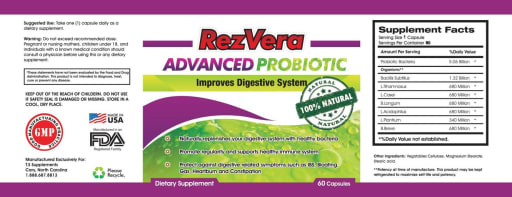 RezVera Advanced Probiotic