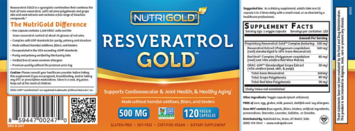 Resveratrol Gold 500 mg