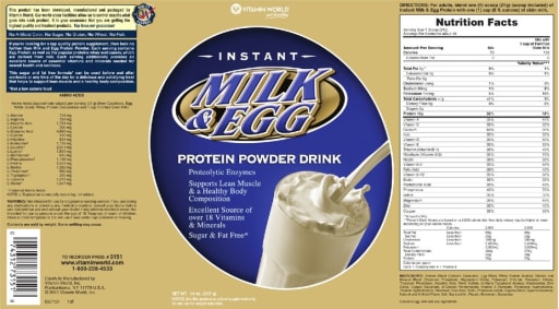 Instant Milk & Egg Protein Powder Drink
