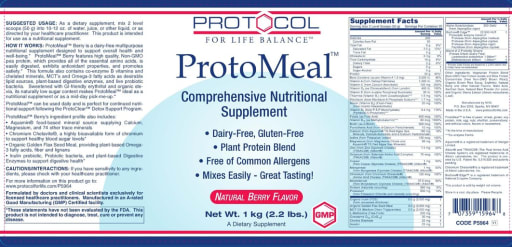 ProtoMeal Natural Berry Flavor