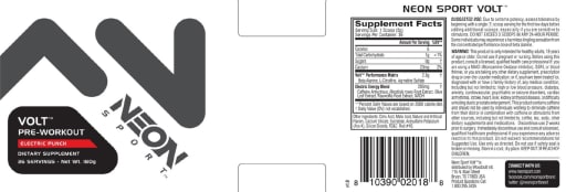 Volt Pre-Workout Electric Punch