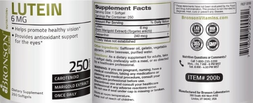 Lutein 6 mg