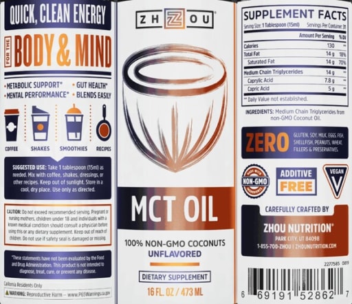 MCT Oil Unflavored
