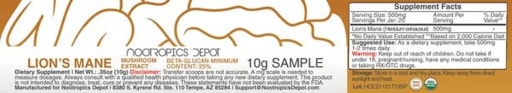 Lion's Mane Mushroom Extract