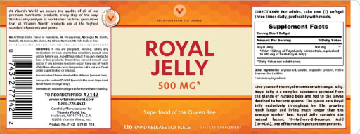 Royal Jelly 500 mg