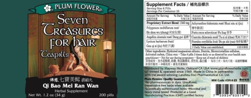 Seven Treasures for Hair Teapills