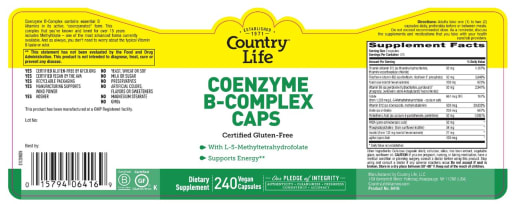 Coenzyme B-Complex Caps
