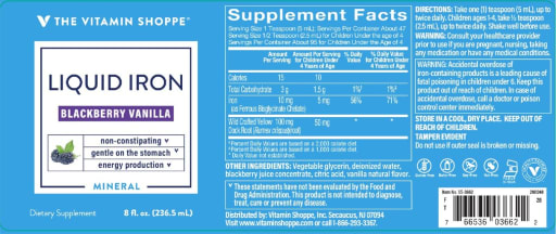 Liquid Iron Blackberry Vanilla