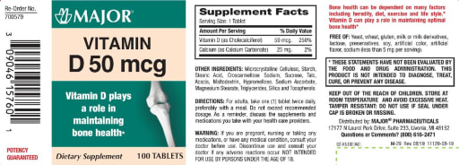 Vitamin D 50 mcg