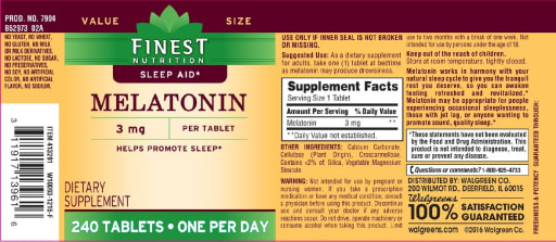 Melatonin 3 mg