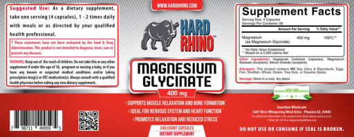 Magnesium Glycinate 400 mg
