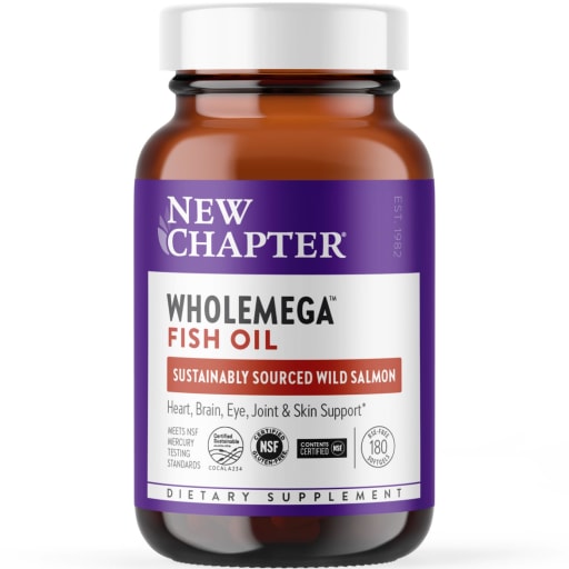 WholeMega Extra-Virgin Wild Alaskan Salmon Whole Fish Oil