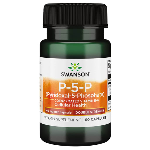 P-5-P (Pyridoxal-5-Phosphate) 40 mg Double Strength
