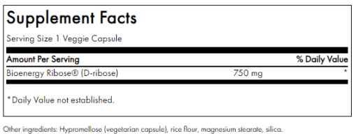 Ribose 750 mg